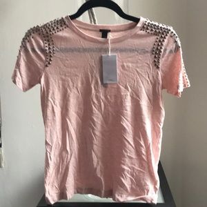 T-shirt with studs
